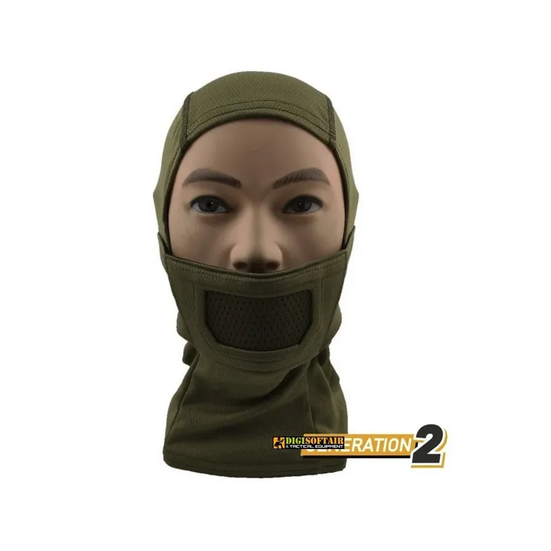 Maschera Full Face Warrior Olive, Cygnus Armory