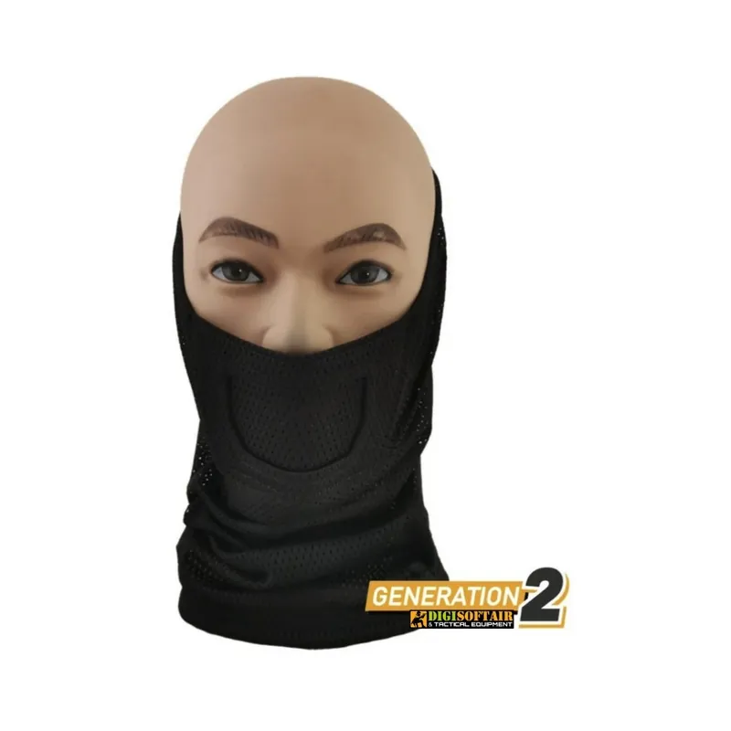 Maschera Face Warrior Black, Cygnus Armory