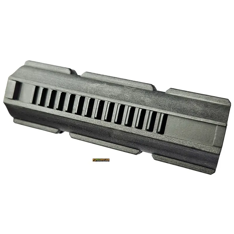Pistone ZERO-SHOCK in tecnopolimero caricato fibra di carbonio full metal rack 14 denti Fps PM04CF+