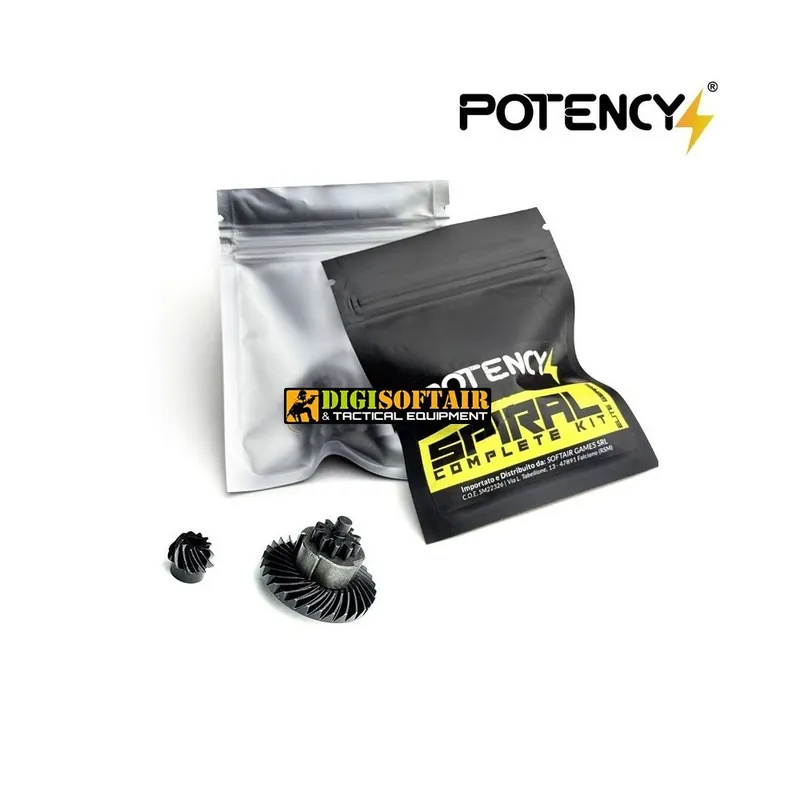 Ingranaggio conico Elicoidale SPIRAL Complete Kit Potency