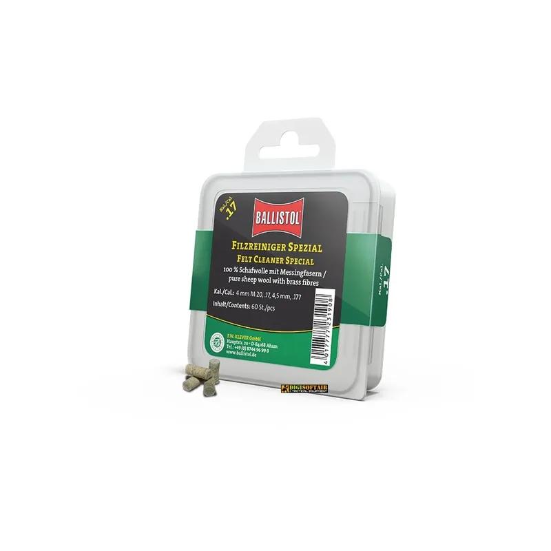 Ballistol Feltrini Special cal.17 conf. da 60 pz 23190
