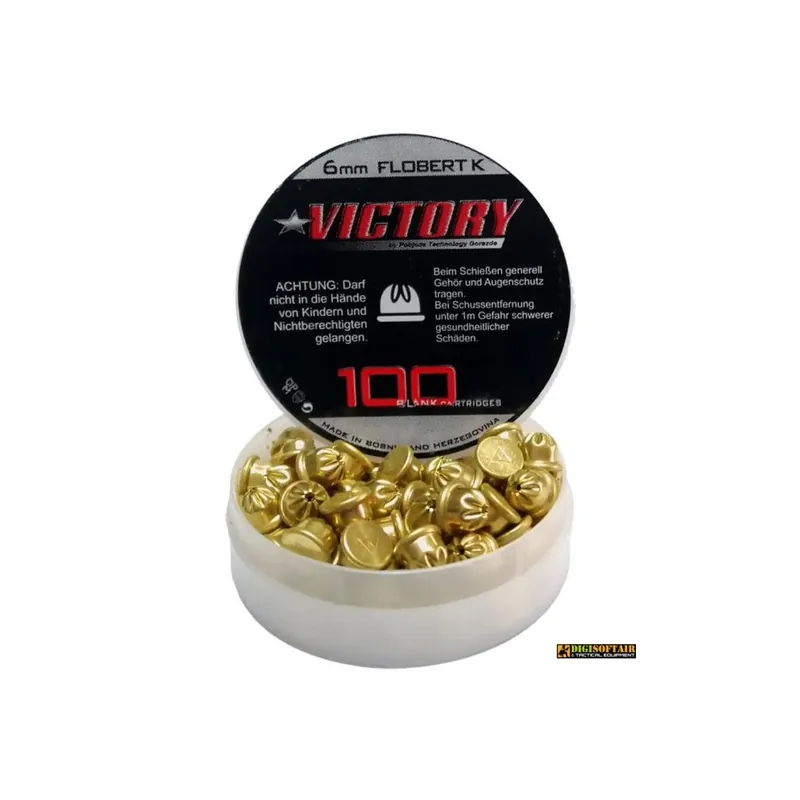 Munizioni a salve cal. 6 Victory cf.100 — Effetto sonoro