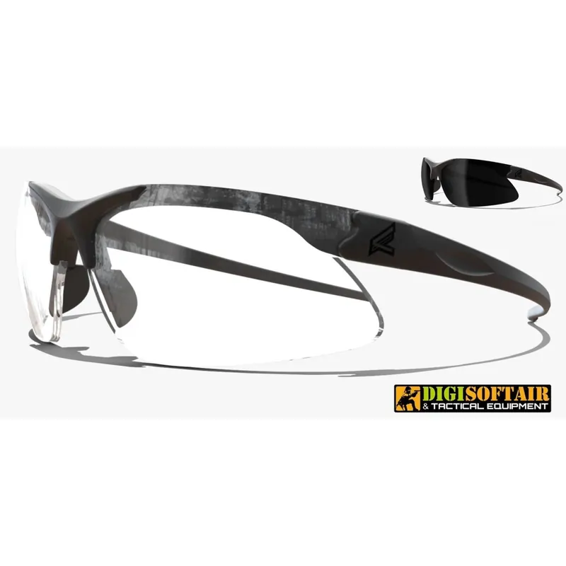 EDGE TACTICAL Sharp Edge — occhiali tactical set con lente Smoke, Trasparente, gialla