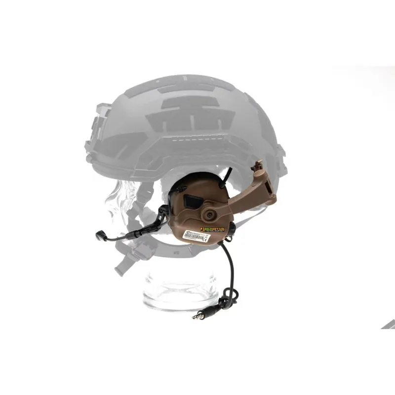 Earmor M32X ARC — cuffia tattica Coyote con microfono e adattatori casco