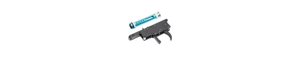Pistoni, Gruppi scatto e loro parti