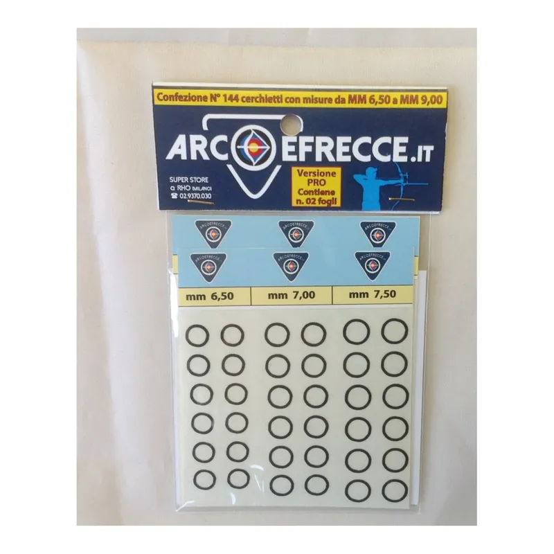 BEST ARCHERY KIT CERCHIETTI ADESIVI VERSIONE PRO