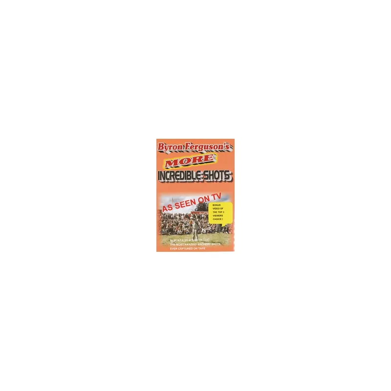 ***NUOVO IN OFFERTA*** DVD BYRON FERGUSON MORE INCREDIBLE SHOTS