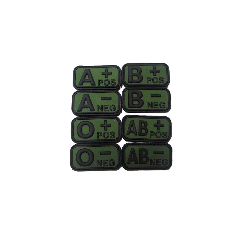 FINE SERIE PATCH GRUPPO SANGUIGNO PVC