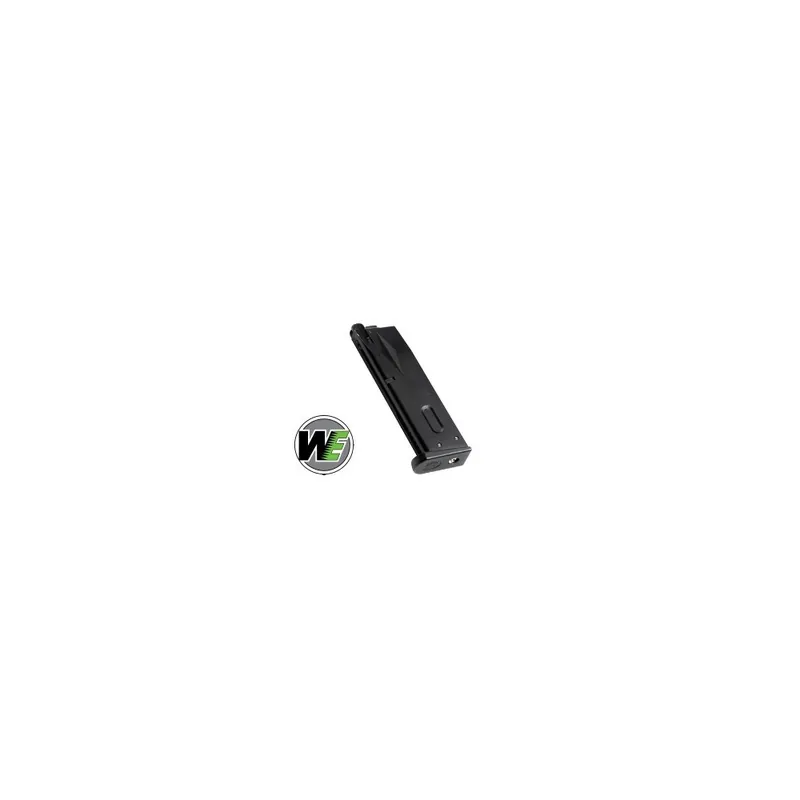 WE CARICATORE SOFTAIR GAS PER M9A1 BLACK 24 PALLINI