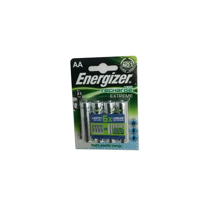ENERGIZER BATTERIA STILO AA EXTREME NH15 2300mAh RICARICABILE *Conf. 4 pz*