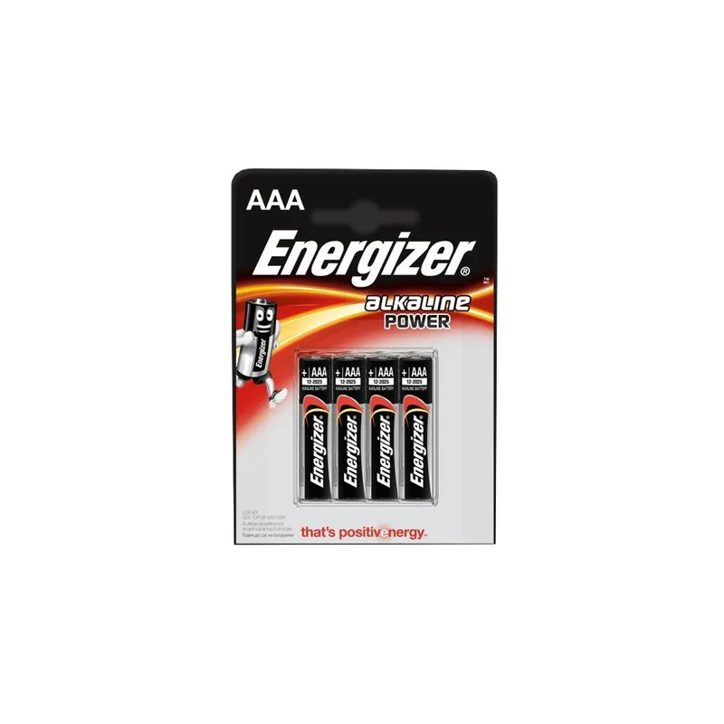 ENERGIZER BATTERIA STILO AAA *Conf. 4 pz*