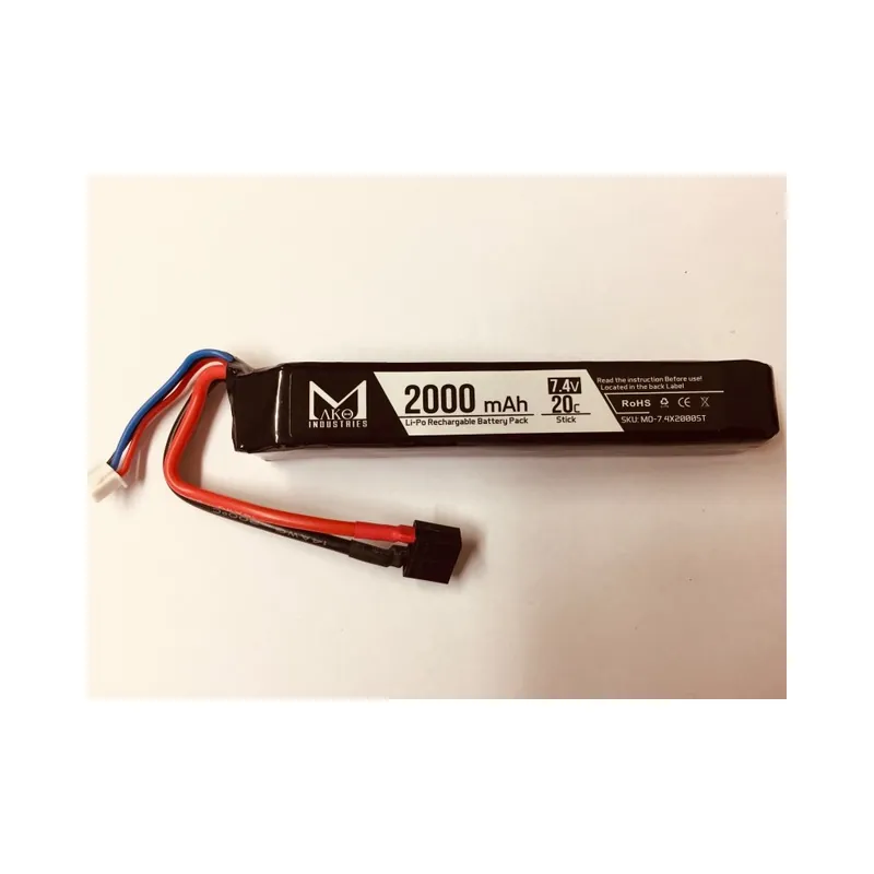 MAKO INDUSTRIES BATTERIA LIPO 7.4v 2000mAh 20C