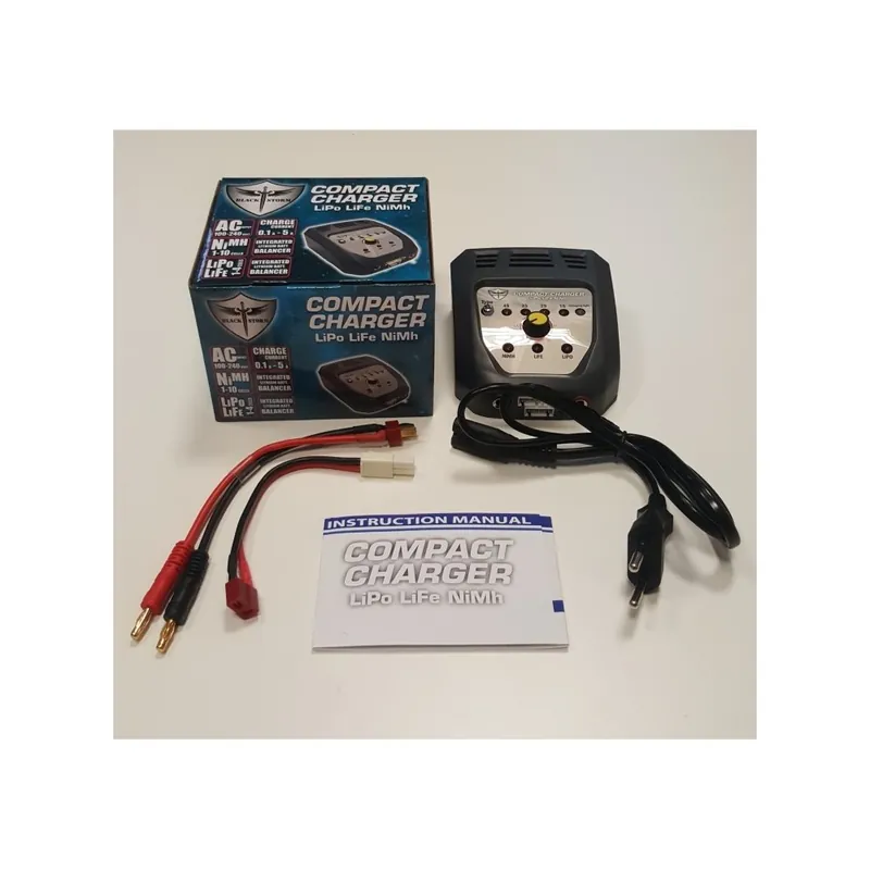 BLACK STORM CARICA BATTERIE LIPO/LIFE/NiMh