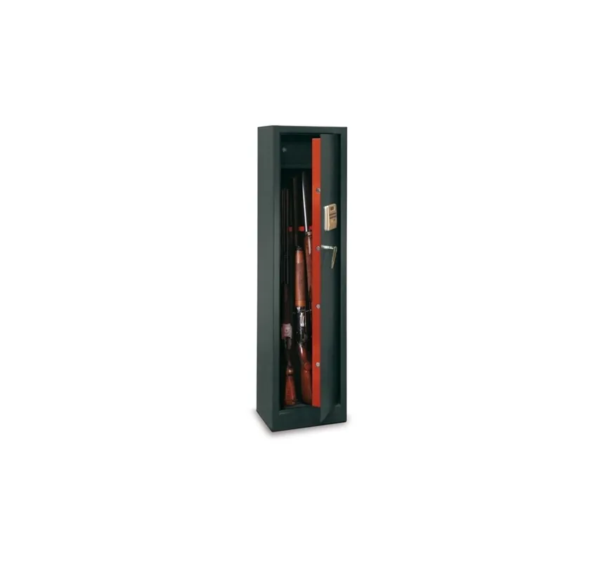 TECHNOMAX ARMADIO PORTAFUCILI PER 5 ARMI COMBINAZIONE NUMERICA TCE5