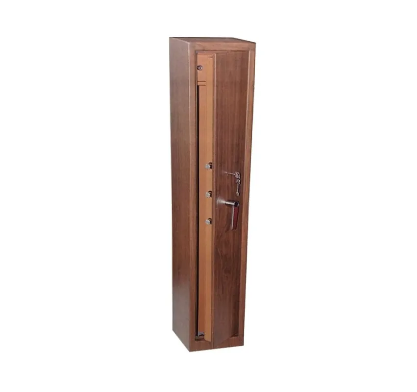 TECHNOMAX ARMADIO PORTAFUCILI A CHIAVE PER 5 ARMI COLOR LEGNO TCL5