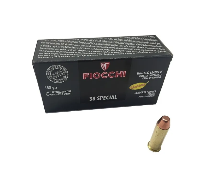 FIOCCHI CARTUCCE CAL. 38 SPECIAL LL TCCP RAM 158grs *Conf. da 50pz*