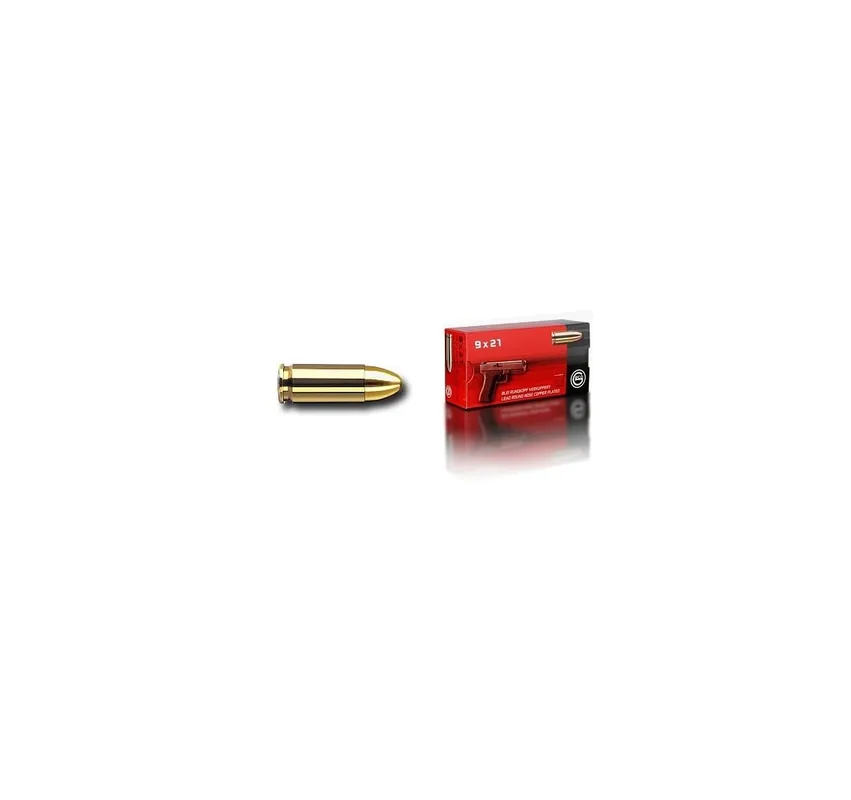 GECO CARTUCCE CAL. 9X21 FMJ 124grs *Conf. da 50pz*