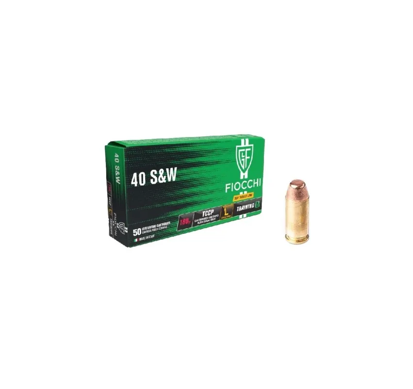 FIOCCHI CARTUCCE CAL. 40 S&W LL TCCP RAM 180grs *Conf. da 50pz*
