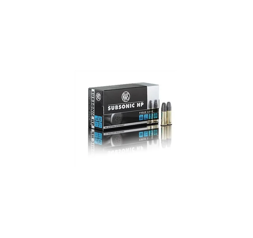 RWS CARTUCCE CAL .22LR SUBSONIC FORATA 40grs *Conf. da 50pz*
