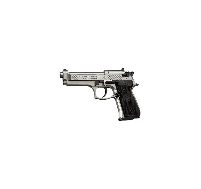 UMAREX BERETTA PISTOLA 92 FS NICHEL CO2 -7,5j CAL. 4,5 C.N. 10