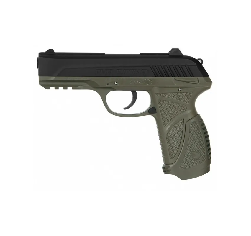 GAMO PISTOLA PT 85 BLOWBACK CO2 -7,5J CAL 4,5 C.N. 343 versione GREEN
