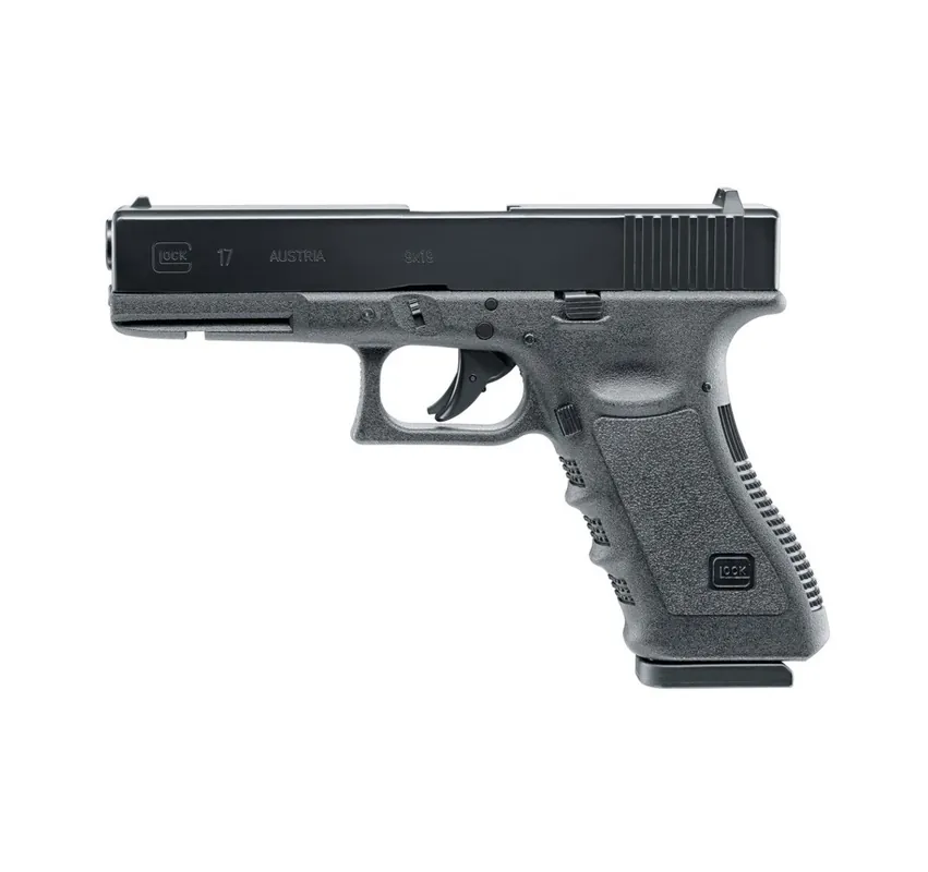 UMAREX GLOCK PISTOLA 17 CO2 BLOWBACK -7,5J CAL. 4,5 C.N. 00001 *8 COLPI*