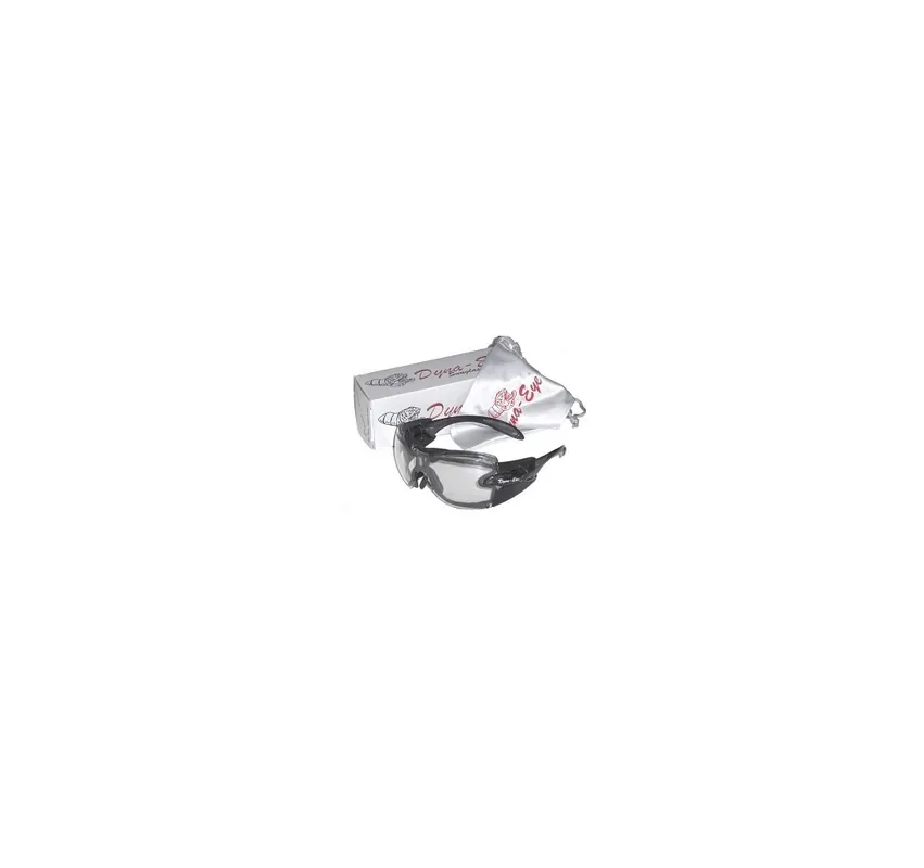 DYNA EYE OCCHIALE TITANIA BLACK SHOOTING-3 CLEAR LENS