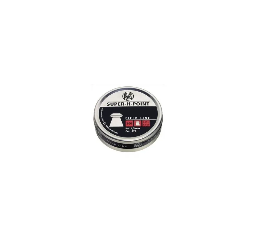 RWS PIOMBINO DIABOLO SUPER H POINT 4.5mm 0.45g *Conf. da 500pz*