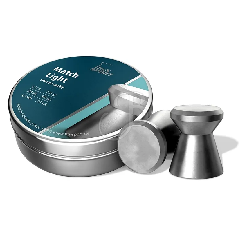 H&N PIOMBINO DIABOLO MATCH 4.50mm 0,51g LIGHT *Conf. da 500pz*