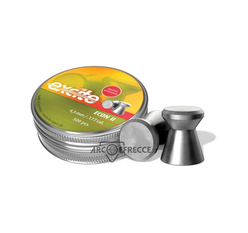 H&N PIOMBINO DIABOLO EXCITE ECON II TESTA PIATTA 4,5mm 0,48g *Conf. 500pz*