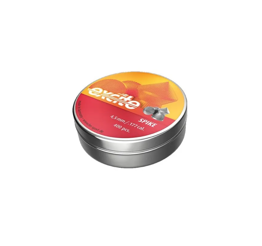 H&N PIOMBINO DIABOLO SPIKE A PUNTA 4,5mm 0,56g *Conf. 400pz*