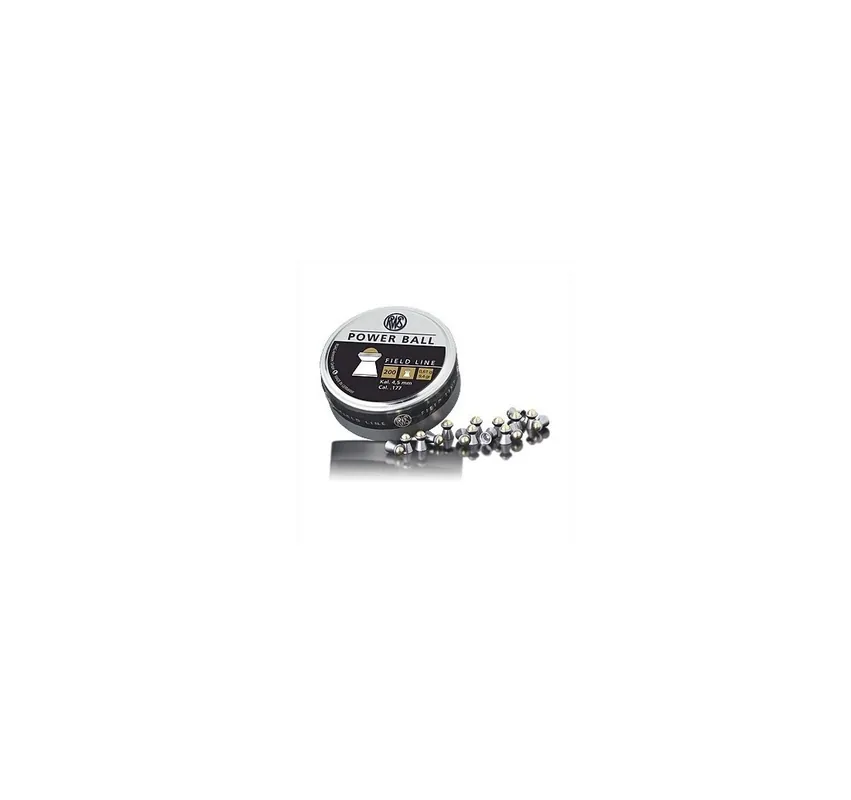 RWS PIOMBINO DIABOLO POWER BALL 4.5 mm 0.61g *Conf. da 200pz*