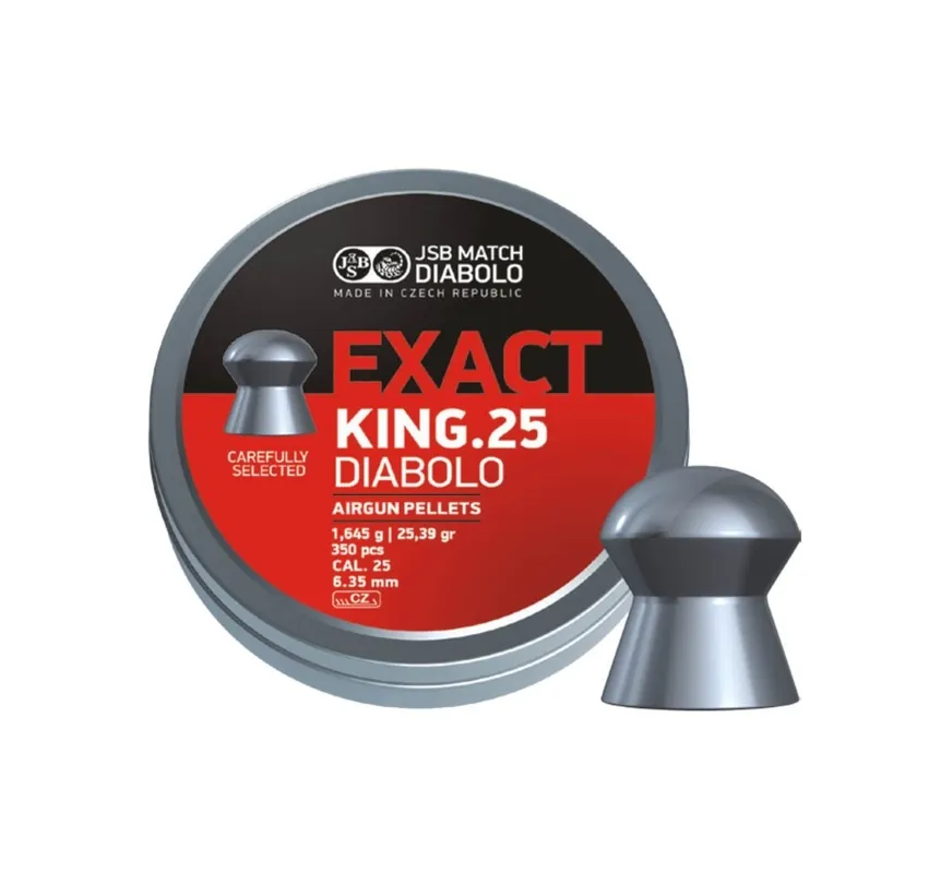 JSB PIOMBINO DIABOLO EXACT KING.25 *conf.350pz.*