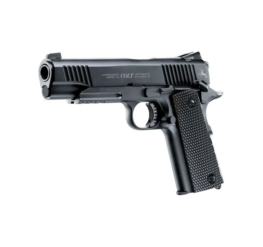 UMAREX COLT PISTOLA 1911 CQBP M45 NERA CO2 -7,5J CAL 4,5 C.N. 637/229