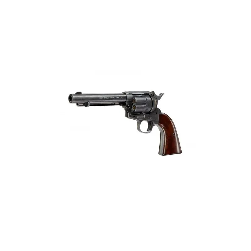 UMAREX COLT PISTOLA/REVOLVER SAA 45 PEACEMAKER CO2 BB ANTICHIZZATA -7,5J CAL. 4,5 C.N. 638
