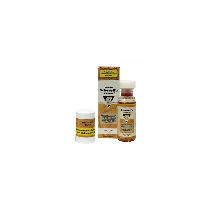 SCHERELL‘S OLIO PER LEGNO FLACONE 50ml CHIARO