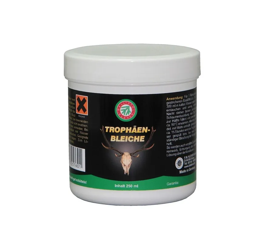 KLEVER BALLISTOL POLVERE SBIANCANTE PER TROFEI/COPPE Conf. da 250gr