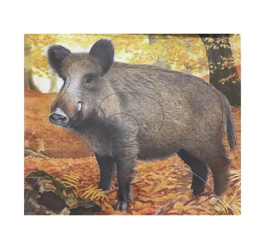 JVD TARGA ANIMALE CINGHIALE