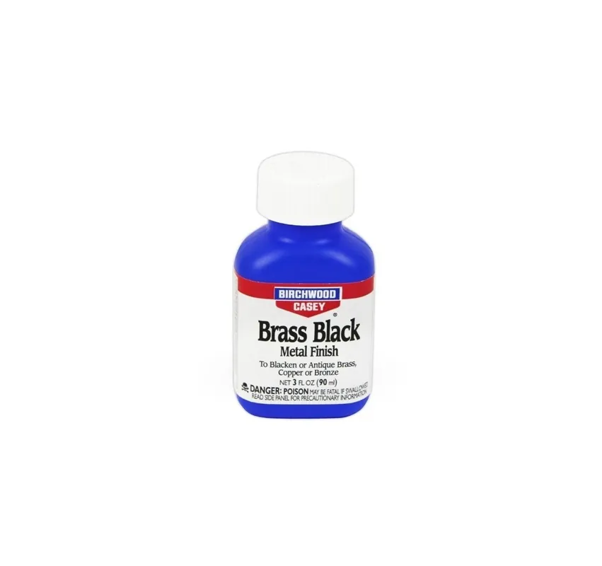 BIRCHWOOD BRASS BLACK METAL FINISH BRUNITORE PER BRONZO-OTTONE-RAME 3oz