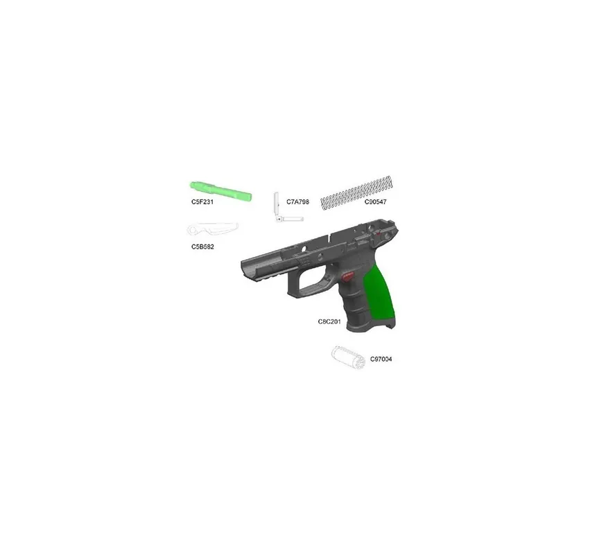 BERETTA KIT LEVE SICURA E IMPUGNATURA PER APX FULL SIZE
