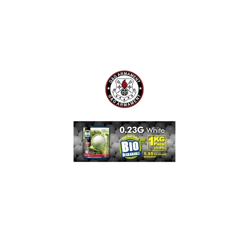 G&G PALLINI BIO 0.23g BIANCHI 4350 BB (1KG)