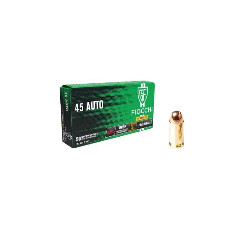 FIOCCHI CARTUCCE CAL. 45 ACP RNCP LL RAM 230grs *Conf. da 50pz*