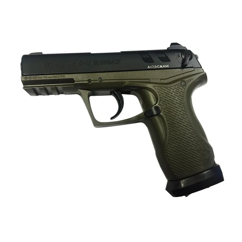 GAMO PISTOLA C15 BLOWBACK CO2 -7,5J CAL 4,5 C.N. 494
