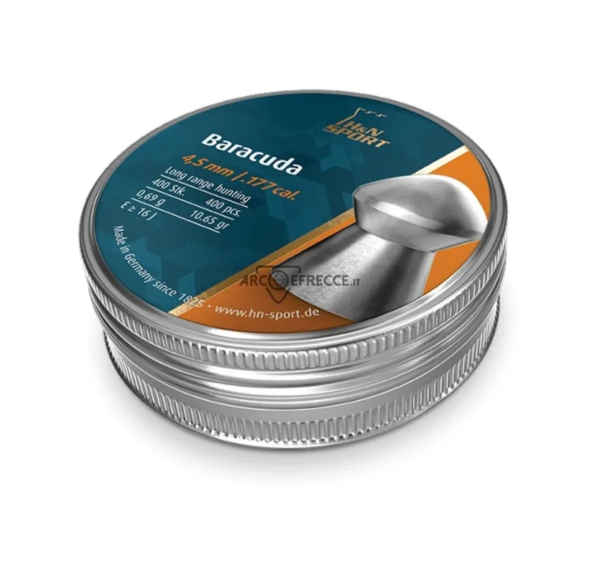 H&N PIOMBINO DIABOLO BARACUDA 4,5mm 0,69gr *Conf. 400pz*