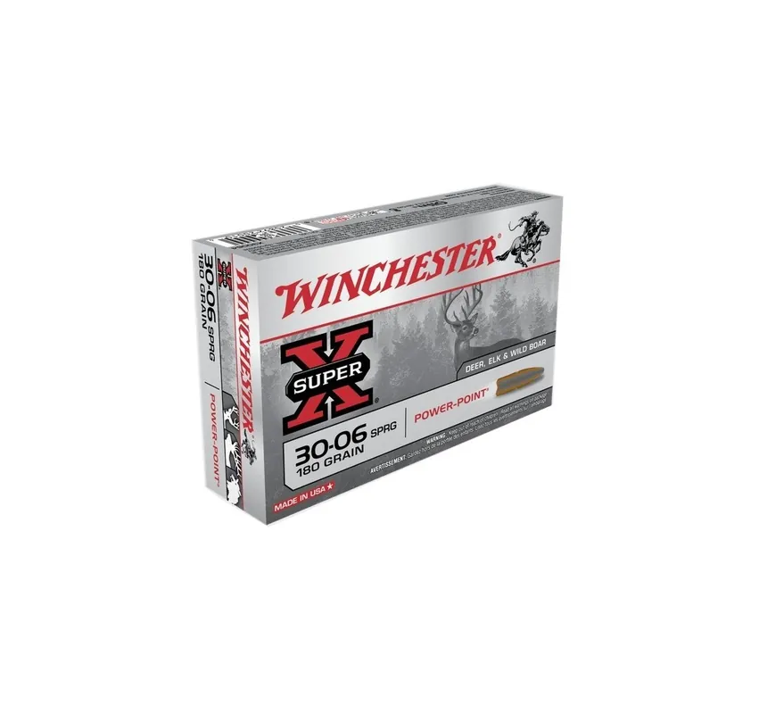 WINCHESTER CARTUCCE POWER POINT CAL. 30-06 SPR 180grs *Conf. da 20pz*