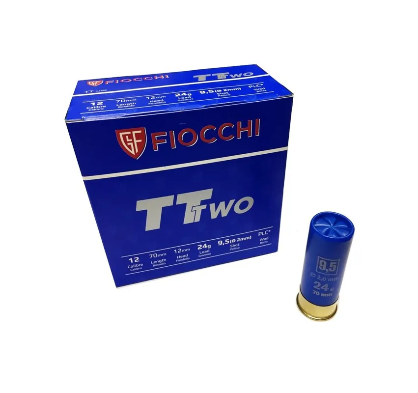 FIOCCHI CARTUCCE TT TWO CAL. 12 24g pallino 9,5 *Conf. da 25pz*