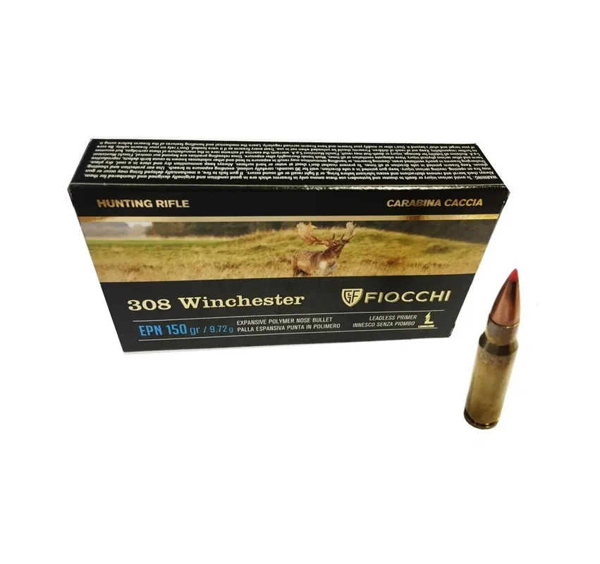 FIOCCHI CARTUCCE CAL. 308 WIN EPN 150grs *Conf. da 20pz*