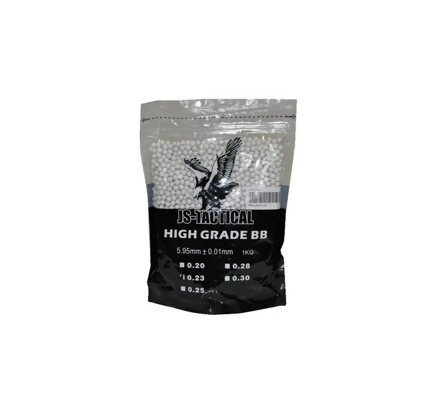 JS TACTICAL PALLINI 0.23 BIANCHI (1KG)