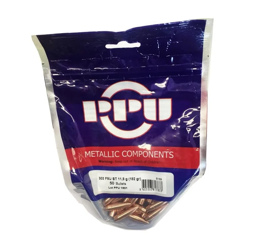 PPU PARTIZAN PALLE CAL. 303 FMJ BT 182grs *Conf. da 50pz*