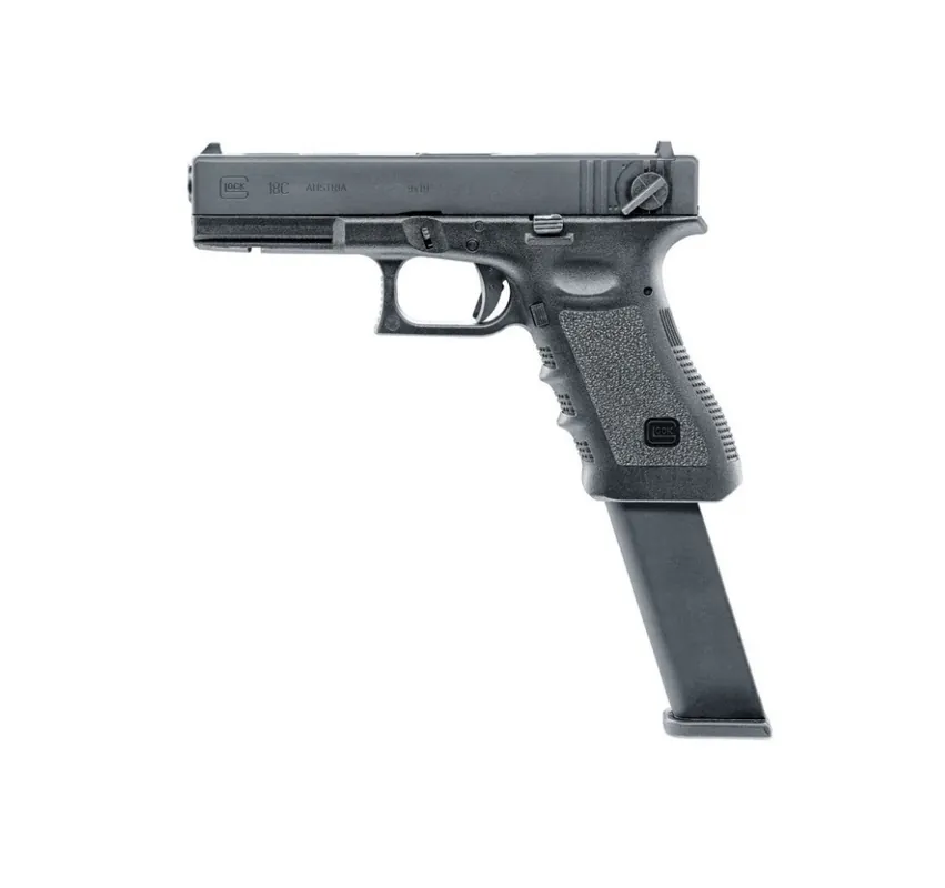 UMAREX VFC PISTOLA SOFTAIR A GAS GLOCK 18C CON CARICATORE DA 50C